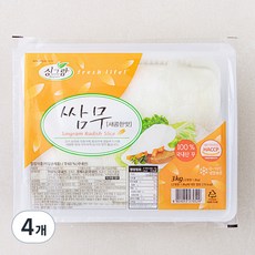 싱그람 새콤쌈무, 3kg, 4개