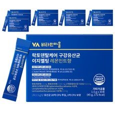 Vitamin Village 口氣護理乳酸菌粉隨身包 檸檬薄荷味 30條, 45g, 6個