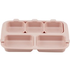 네스틱 원플레이트 유아식판, 핑크, 플레이트 +미디움볼 2p + 스몰볼 3p, 1개