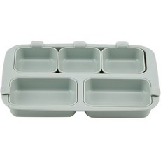 네스틱 원플레이트 유아식판, 민트, 플레이트 +미디움볼 2p + 스몰볼 3p, 1개