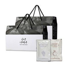 안녕나의농부 오리지널 포도즙 30p + 사과즙 30p, 1세트, 120ml