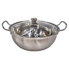 優得 304享樂鴛鴦鍋, 單層設計, 耐腐蝕, 耐高溫, 30cm, P-2296, 1組