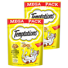 Temptations 喵愛餡 貓點心, 火烤嫩雞口味, 160g, 2包