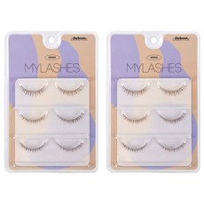 THEBOON My Lash 人造整副假睫毛 Penelope W5 6入, 2個, 棕色