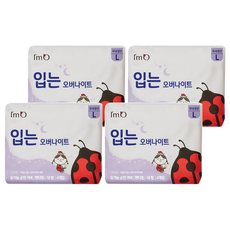 i'm O 夜用型褲型衛生棉, L(100號以上), 4片, 4包