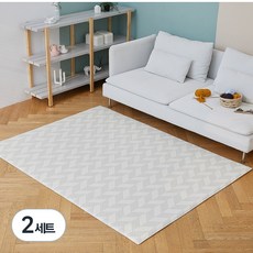 위드매트 유아용 다용도 논슬립 경사 실링마감 놀이방매트 2p, 모던그레이