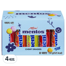 mentos 曼陀珠 迷你橘子香 10g*5入+檸檬香 10g*5入+草莓香 10g*5入組, 4組