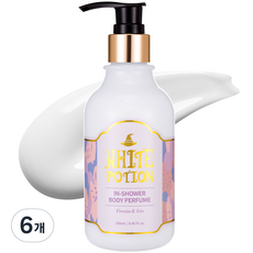 바디홀릭 인샤워 바디퍼퓸 화이트포션, 250ml, 6개