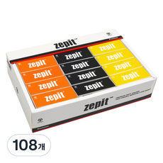 뭉구 지우개 소, 혼합색상, 108개