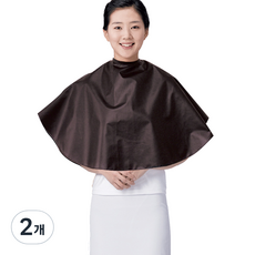 Line P.U 燙髮圍兜 小, 棕色 LN4001, 2個