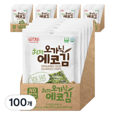 삼육김 오가닉 에코김, 3.5g, 100개