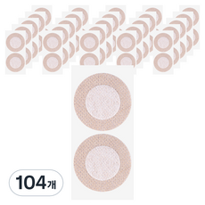 지음앤 남성용 니플밴드 패치 베이지 2p, 104개