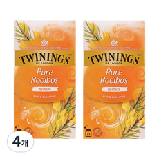 트와이닝 루이보스 티백, 2g, 25개입, 4개