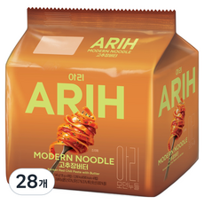 아리 모던누들 고추장버터 135g, 28개