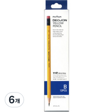 munhwA 德榮黃色鉛筆 5入, 6個, B