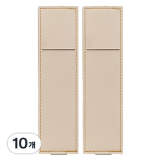 미소로운 다이어리 볼펜 홀더 L 18 x 4.5 x 0.5 cm, 오프화이트, 10개