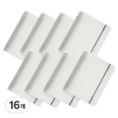 매니아 PP 바인더 20공 A5, 반투명, 16개