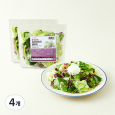 슬림픽 실속토핑 리코타치즈 샐러드, 150g, 4개