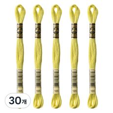 브랜드얀 DMC 25번 면사 자수실 5p, 165번, 30개