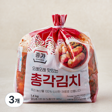대상 종가 총각김치, 1.4kg, 3개