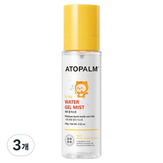아토팜 키즈 워터 겔 미스트, 100g, 3개