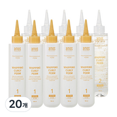 아모스프로페셔널 휘핑 컬리 펌 1제 + 2제, 150ml, 20개