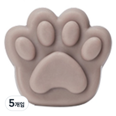 카트린느 캣 스탬프 우산꽂이, 5개입, 코코아