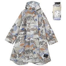 KiU第二代 標準成人有袖斗篷雨衣 內側TPU防水膜 耐水壓20000mm H2O 404-509