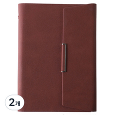 Black Swan復古商務筆記本, 棕色, 2個