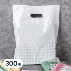 惠林包裝袋PE塑膠購物袋 白色 40*50cm, 乳白色, 300個