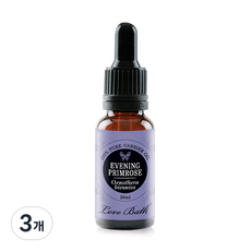 Love Bath 香氛臉部保養油 月見草香, 20ml, 3瓶