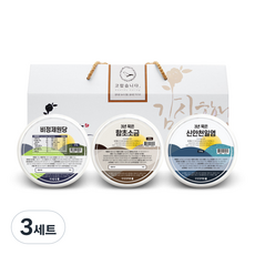 단심답례품 원당 250g + 함초소금 300g + 천일염 290g 선물세트, 3세트