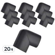 Natural Park 高級型防撞護角, 20個, 黑色