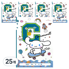 PInK MAnGO 三麗鷗 小學寬格英文筆記本, 25個, 大耳狗喜拿