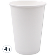 大慶居家咖啡館 素色紙杯 390ml, 4個, 100入