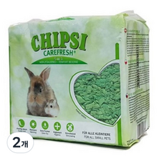 CHIPSI Carefresh 小動物紙質墊料 綠色, 2個