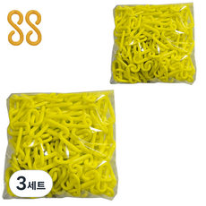 DONGKWANG SAFETY 鏈條 + 塑膠連接環, 6入, 黃色
