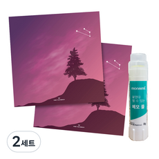 Komkomni 12星座便條紙 2入+再黏貼膠帶, 白羊座, 2套