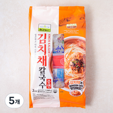 칠갑농산 김치채칼국수 2인분, 1.144kg, 5개