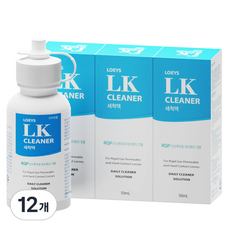 휴먼바이오 로이즈 LK클리너 세척액, 12개, 50ml