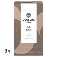 오설록 제주 호지차 티백, 1.8g, 20개입, 3개