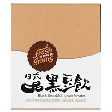 fresh grains 長青穀典 日式黑豆飲 10包, 300g, 1盒