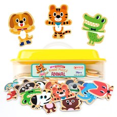 Magnetopia 益智動物拼圖磁鐵, 1套, 28件