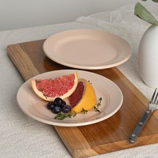 La Seramique Le Parlette 圓盤 M, 玫瑰粉, 2個