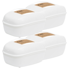 BLANC OBJET 附蓋皂盒, 4個, 單一顏色