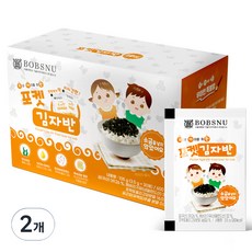 BOBSNU 孩童海苔酥 30包入, 105g, 2盒, 原味