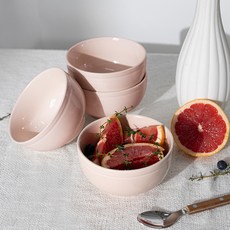 LaCeramique Le Palette 陶瓷大碗, 玫瑰粉紅色, 4個