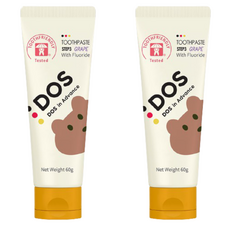 幼兒用高氟牙膏 葡萄味, 2個, 60g