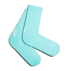 黑色翅膀跑步長襪, 1組, 薄荷