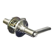 FAULTLESS 加安牌 按鈕式水平鎖 把手細 60mm 浴廁 銀色, 1個